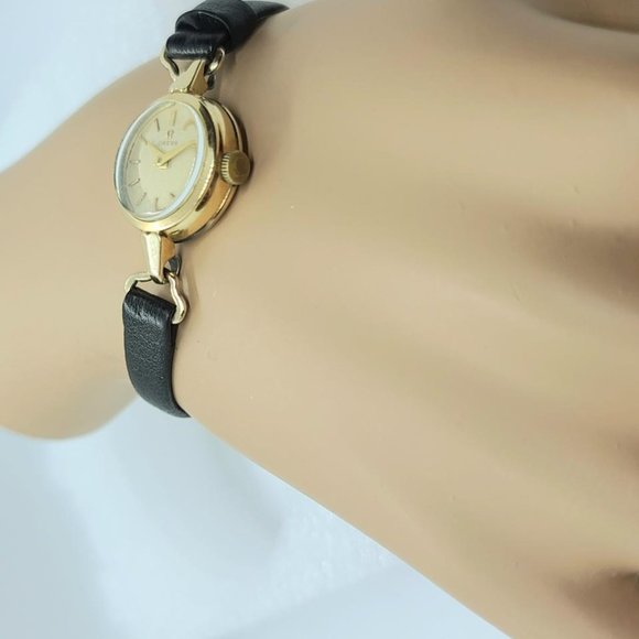 OMEGA  Gold Plated 1950's-1960"S Ladies Vintage 18k Watch - Picture 7 of 13